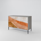 SANDHILLS SPLENDOUR Aparador de 2 Puertas en Acabado Gris