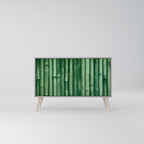 NATURAL GREEN 2-Door Sideboard in Grey Finish