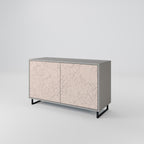 CERAMIC TEXTURE 2-Door Sideboard in Grey Finish