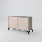 CERAMIC TEXTURE 2-Door Sideboard in Grey Finish