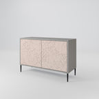 CERAMIC TEXTURE 2-Door Sideboard in Grey Finish