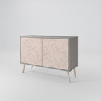 CERAMIC TEXTURE 2-Door Sideboard in Grey Finish