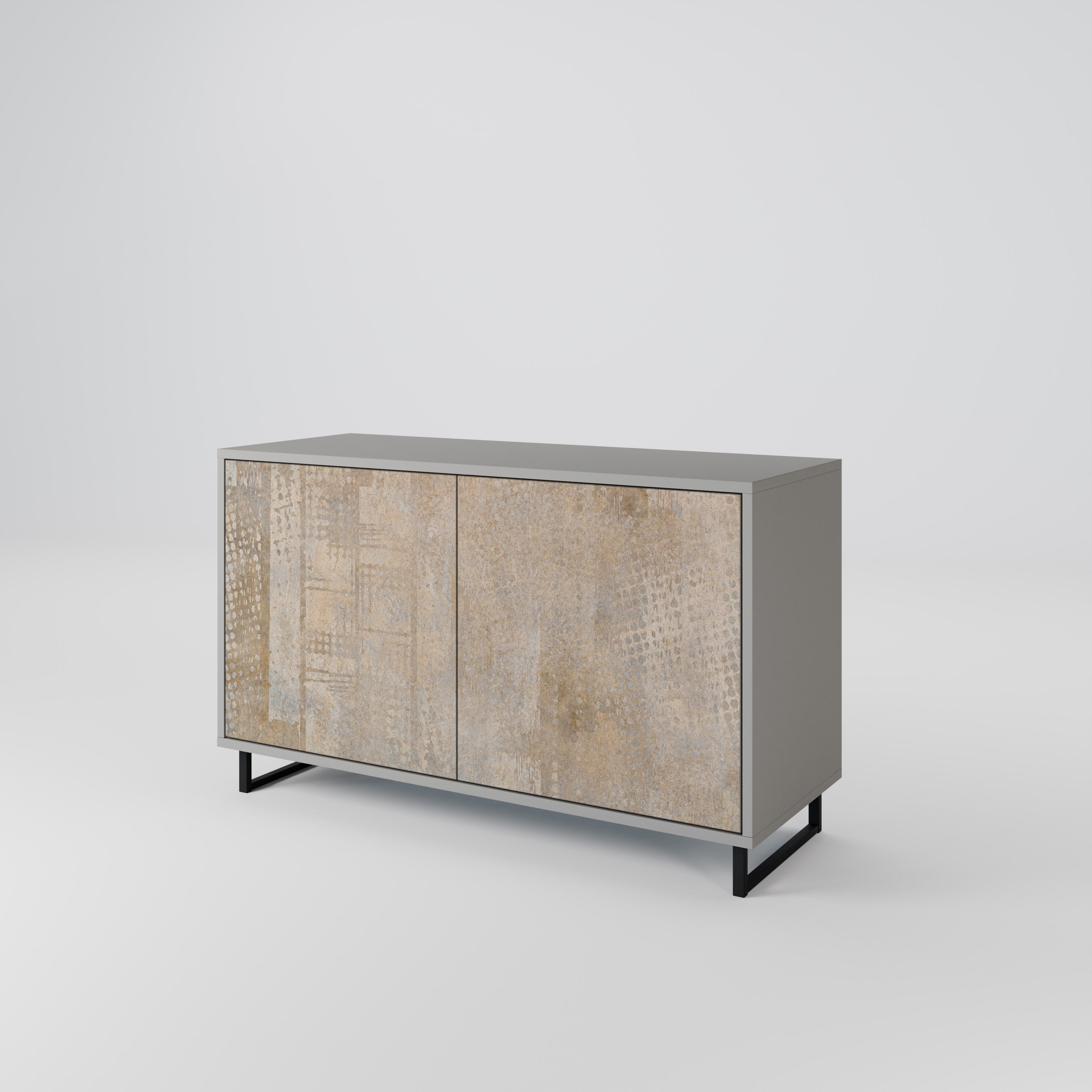 Aparador de 2 puertas SCREEN ERROR en acabado gris