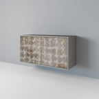 SLIGHTLY BLURRED 2-Door Sideboard in Grey Finish