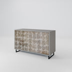 SLIGHTLY BLURRED 2-Door Sideboard in Grey Finish
