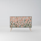 BUILDING THE FUTURE Aparador de 2 Puertas en Acabado Gris