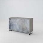 MUTED ARC 2-Door Sideboard in Grey Finish