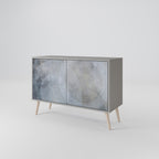MUTED ARC 2-Door Sideboard in Grey Finish