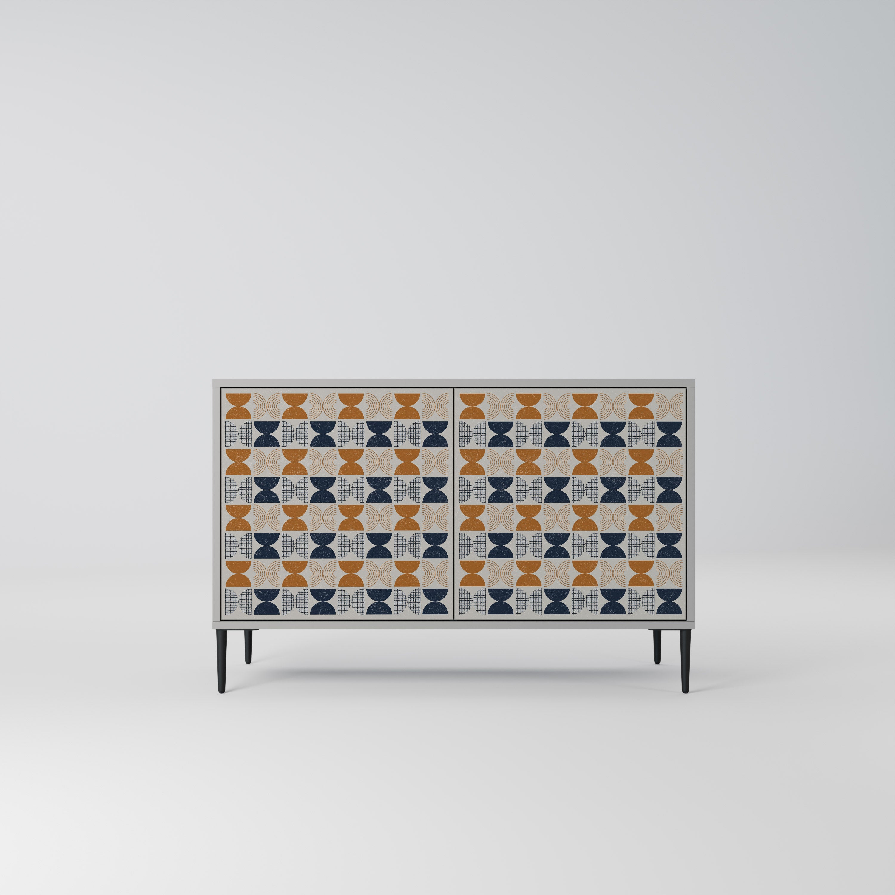 Aparador de 2 puertas REFLECTION RANGE en acabado gris