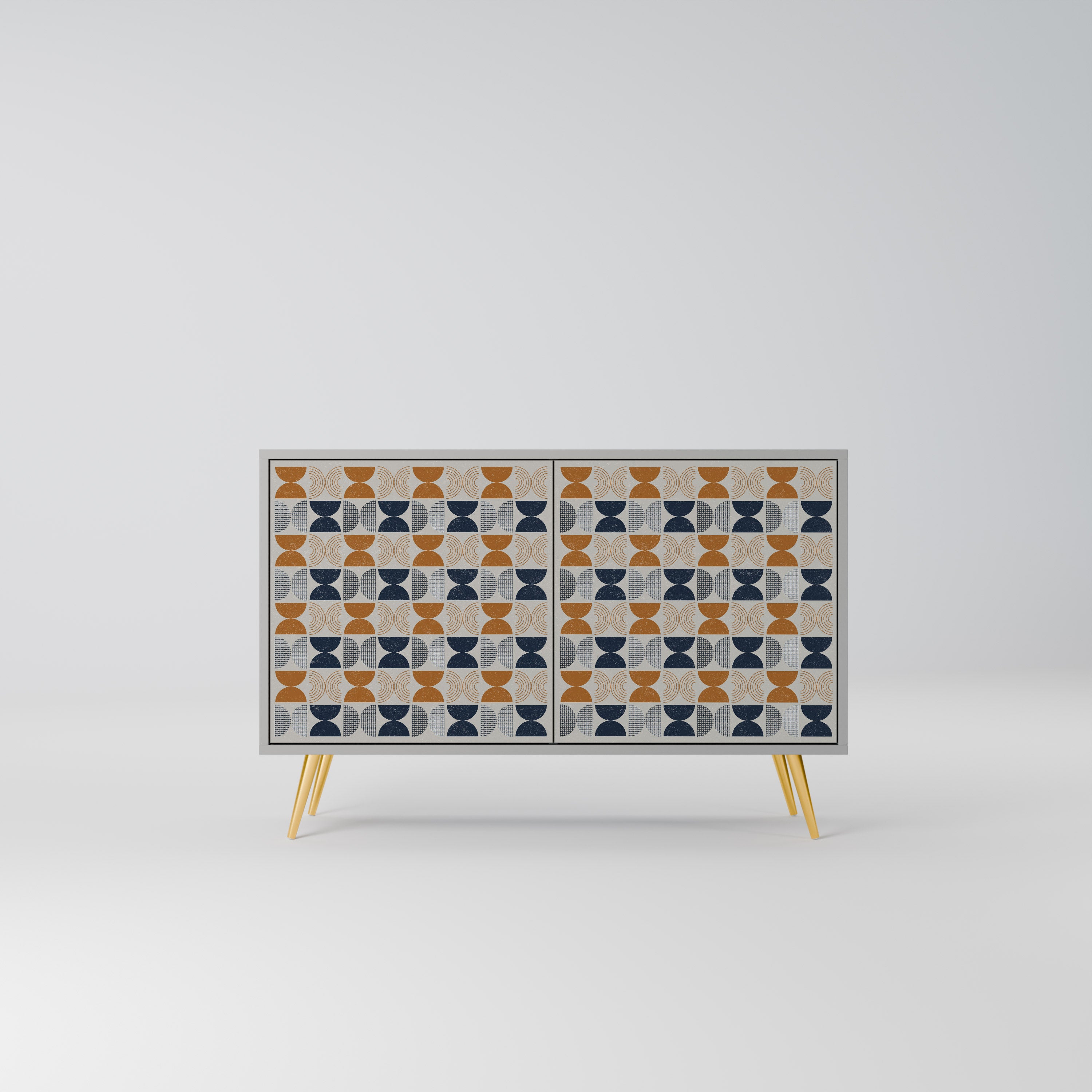 Aparador de 2 puertas REFLECTION RANGE en acabado gris