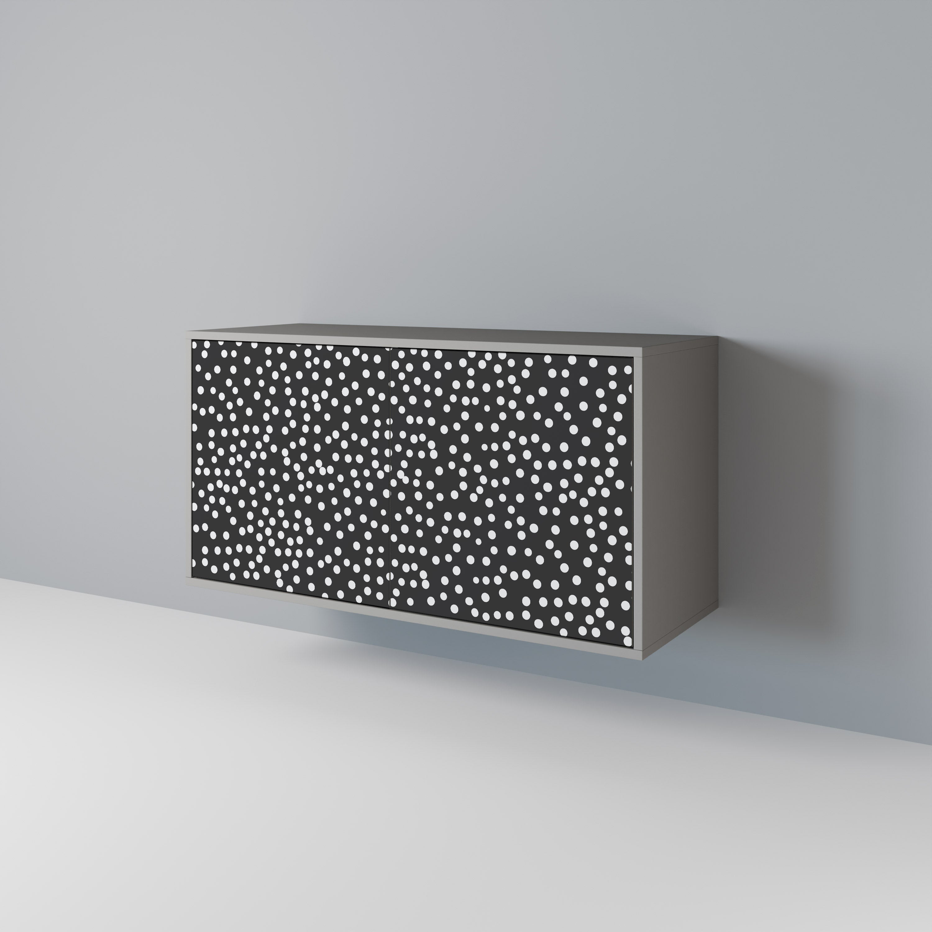 Aparador de 2 puertas BLINDING LIGHTS en acabado gris