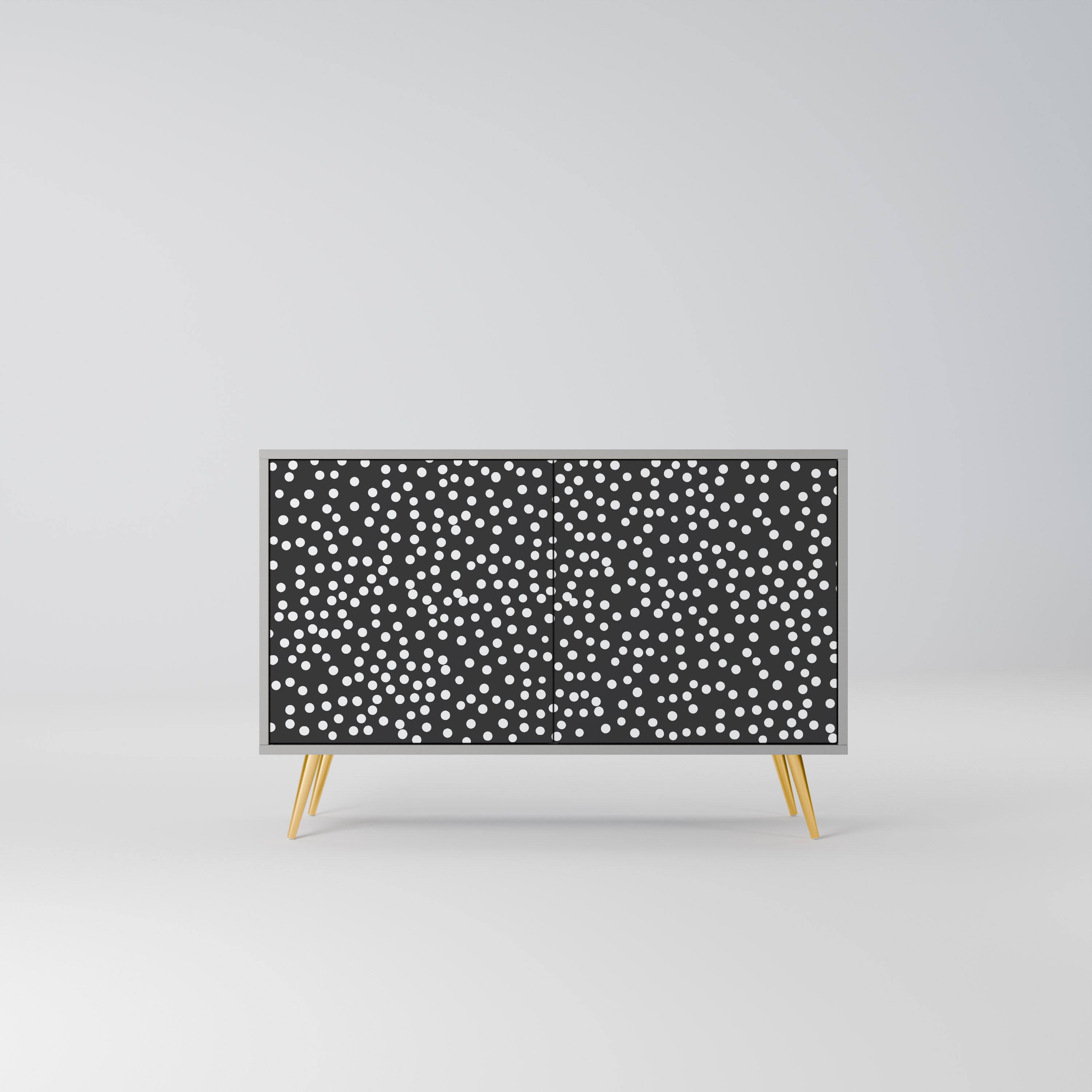 Aparador de 2 puertas BLINDING LIGHTS en acabado gris