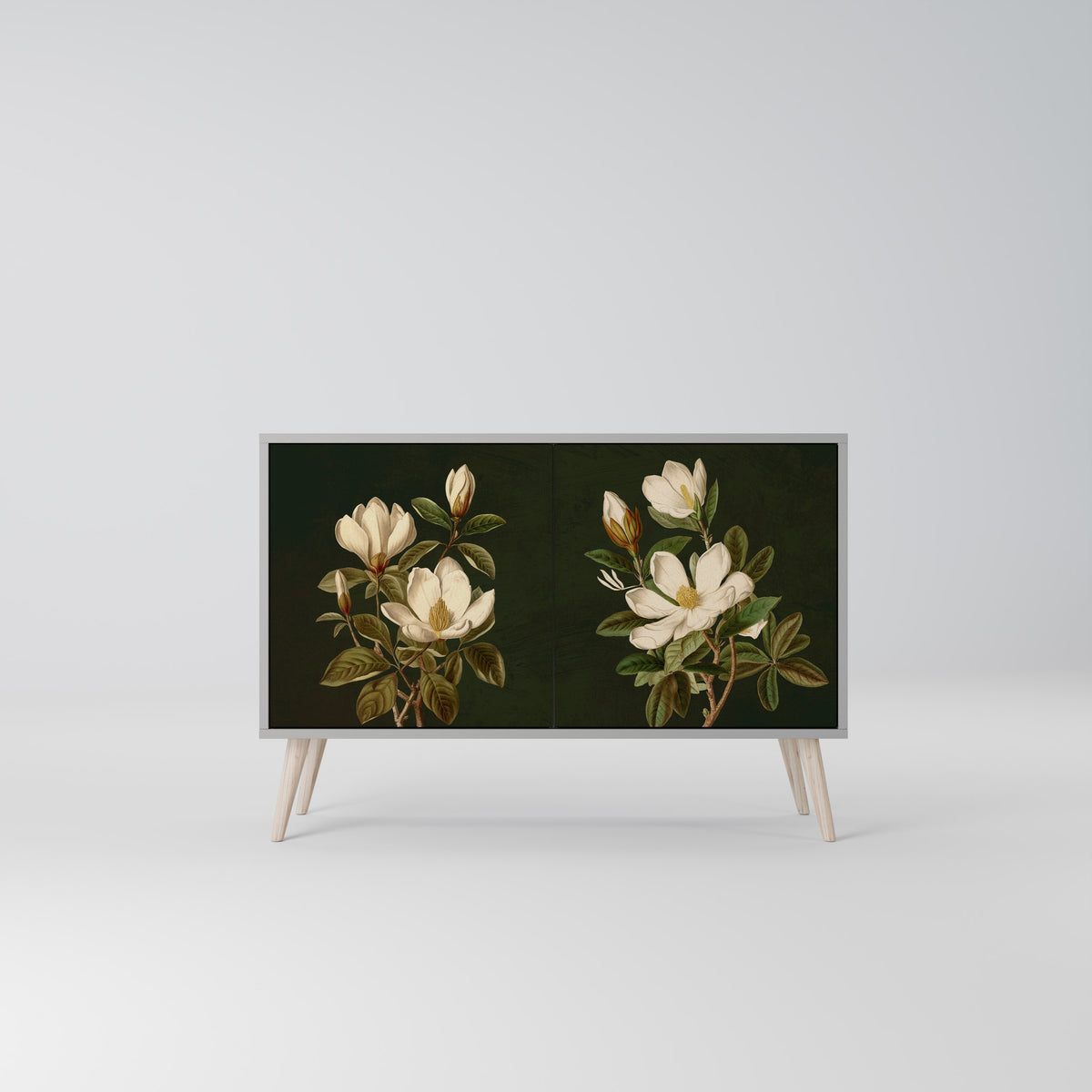 FLORAL NOIR Aparador de 2 Puertas