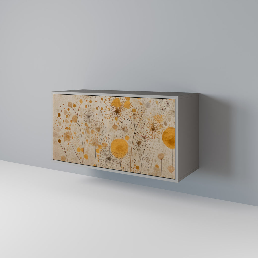 Aparador de 2 puertas MORNING GLADE en acabado gris