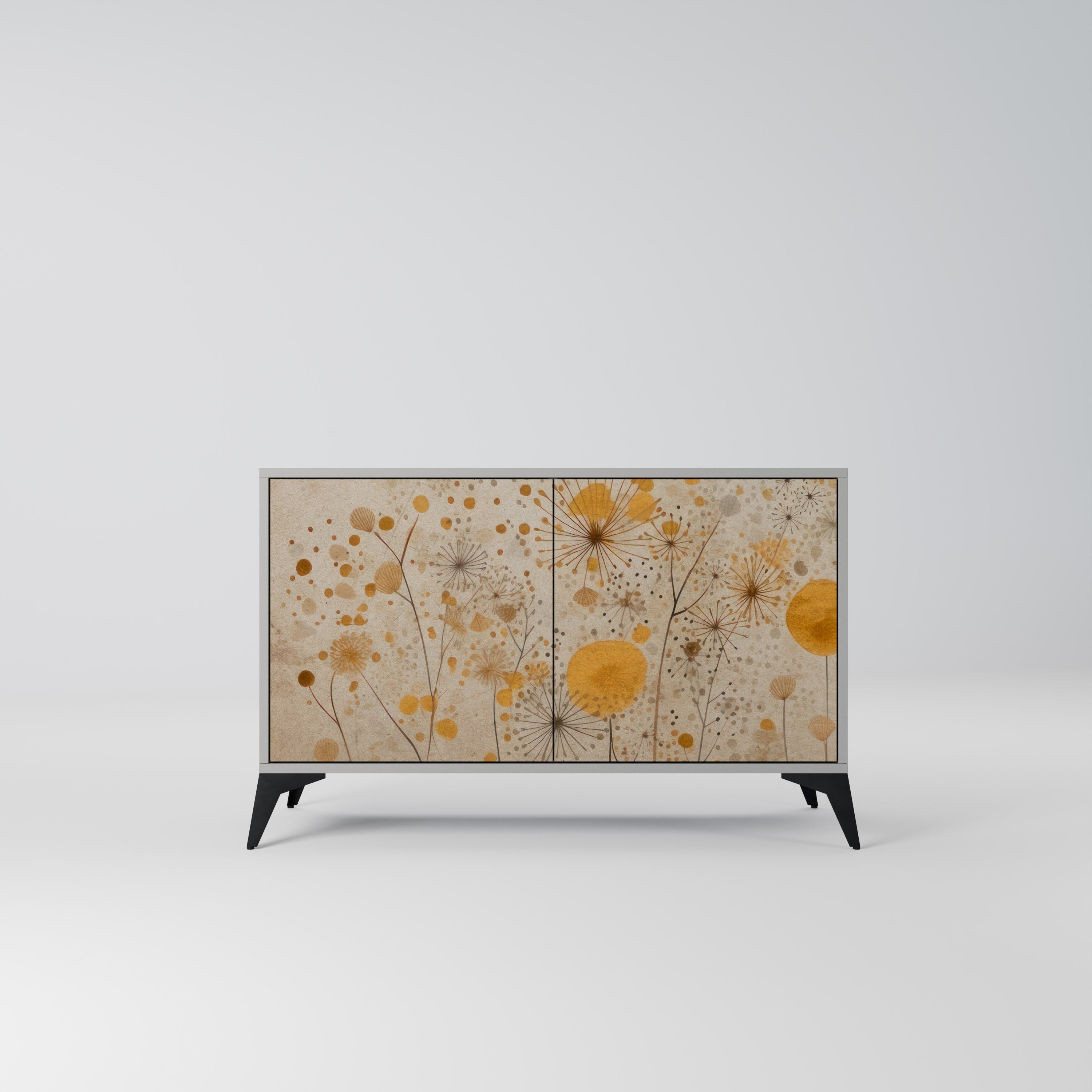 Aparador de 2 puertas MORNING GLADE en acabado gris