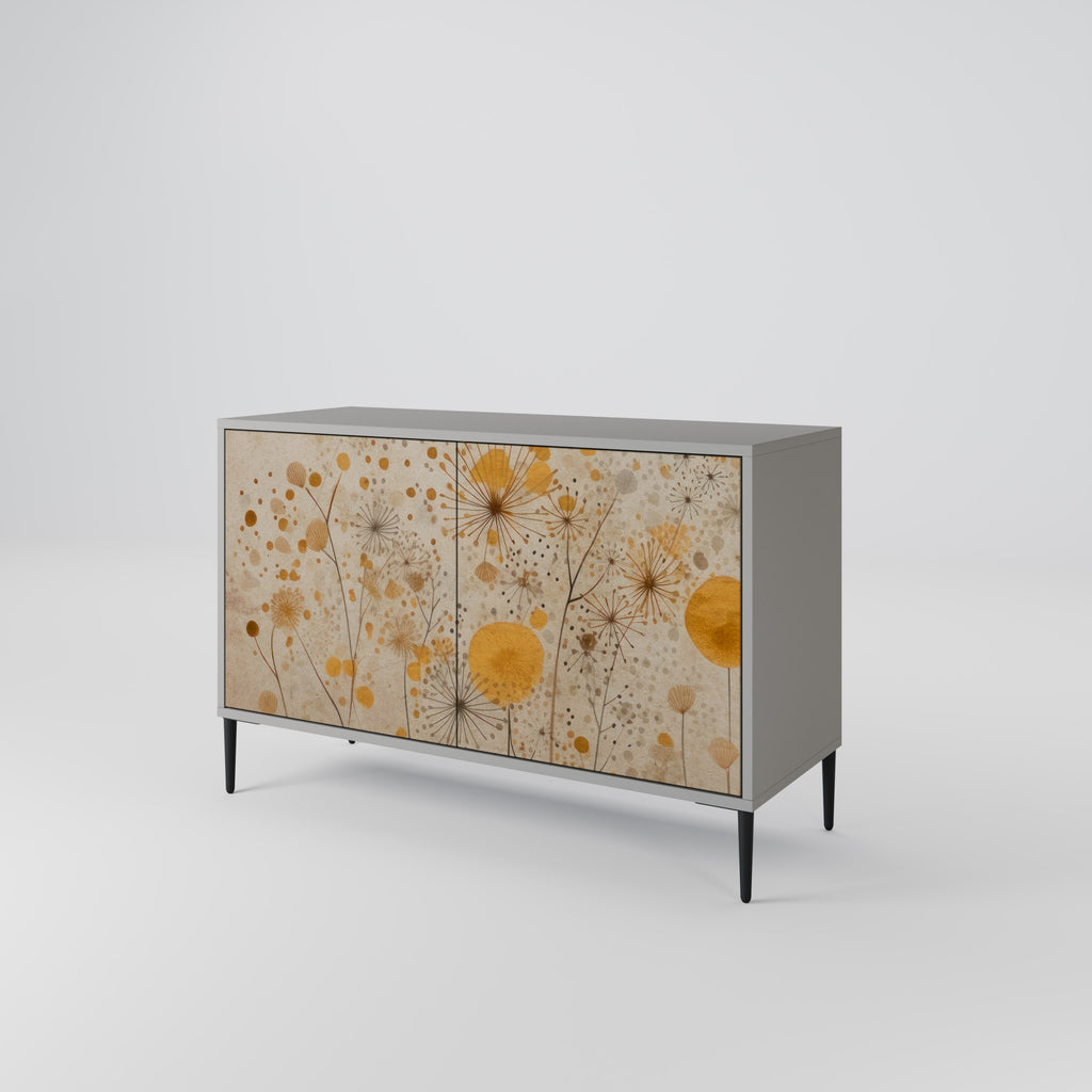 Aparador de 2 puertas MORNING GLADE en acabado gris