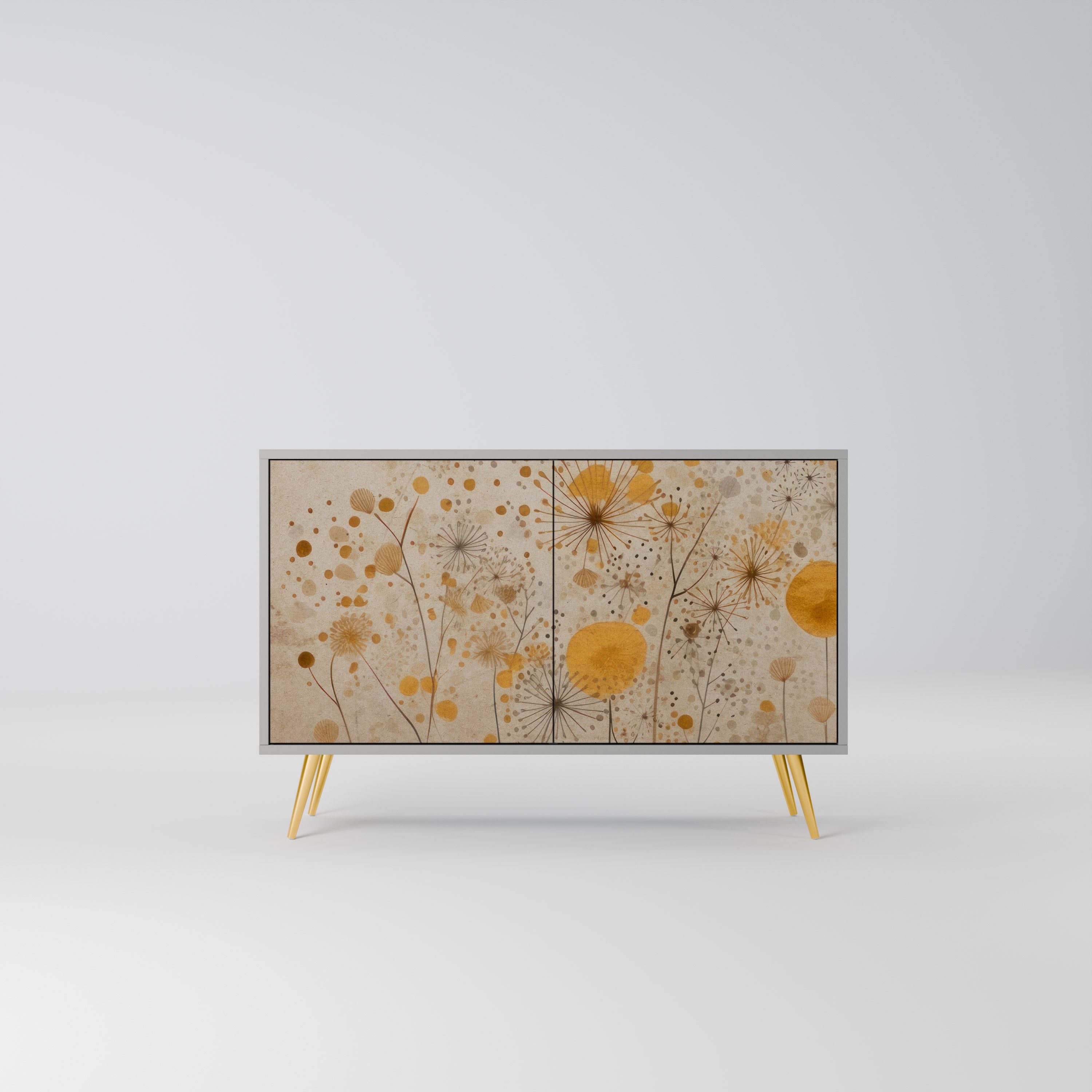 Aparador de 2 puertas MORNING GLADE en acabado gris