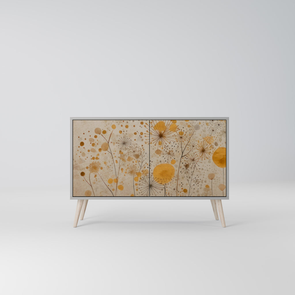 Aparador de 2 puertas MORNING GLADE en acabado gris