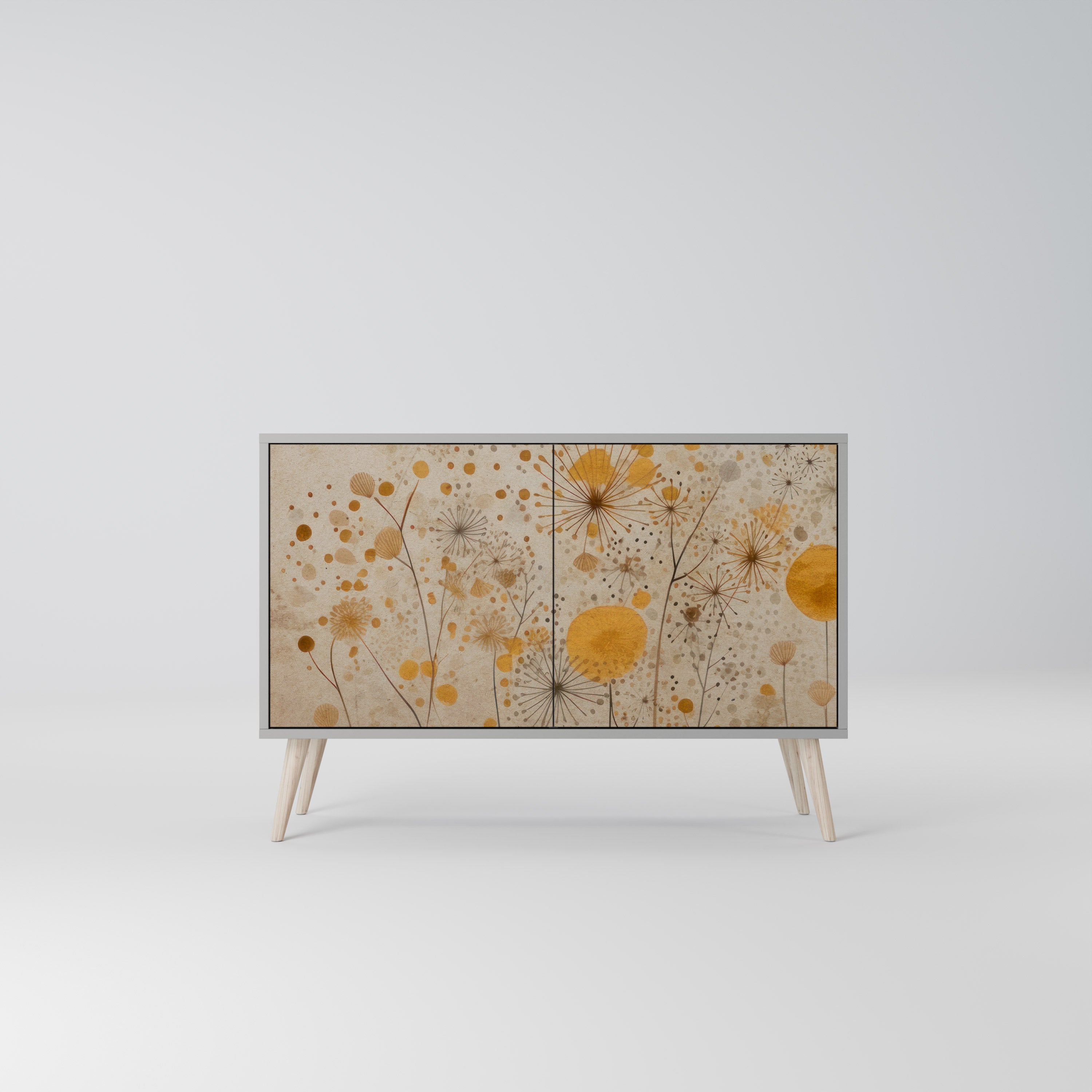 Aparador de 2 puertas MORNING GLADE en acabado gris