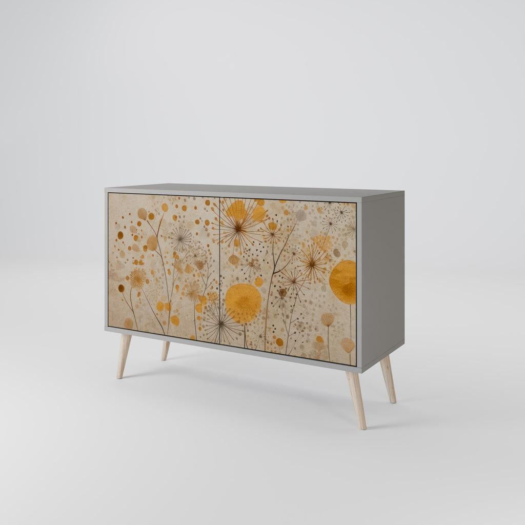 Aparador de 2 puertas MORNING GLADE en acabado gris