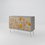 MORNING GLADE 2-Door Sideboard in Grey Finish