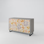 SPRING WHIMSY 2-Door Sideboard in Grey Finish