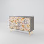 SPRING WHIMSY 2-Door Sideboard in Grey Finish