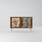 TIMELESS FLORA Aparador de 2 Puertas en Acabado Gris