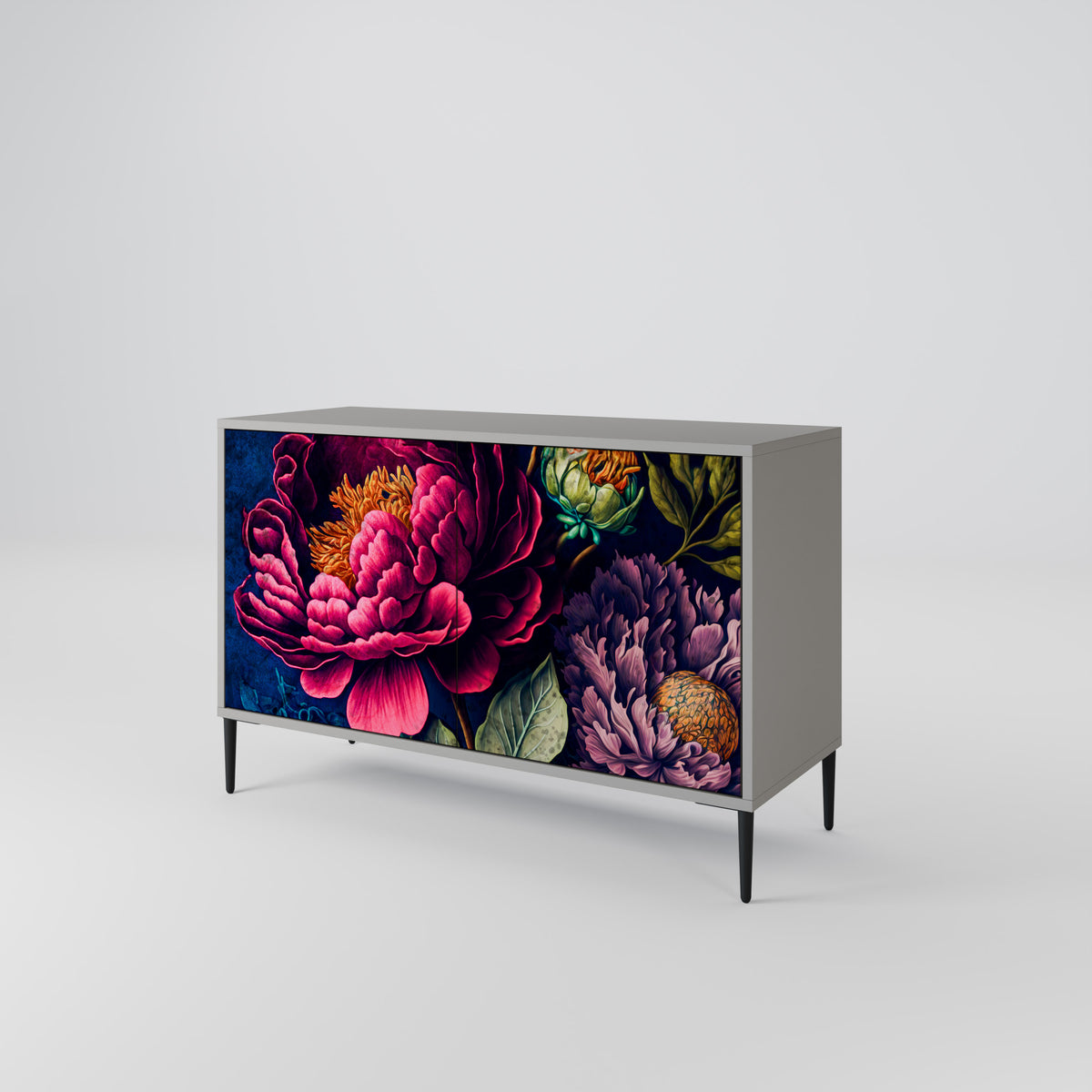 BLOOMING ELEGANCE Aparador de 2 Puertas