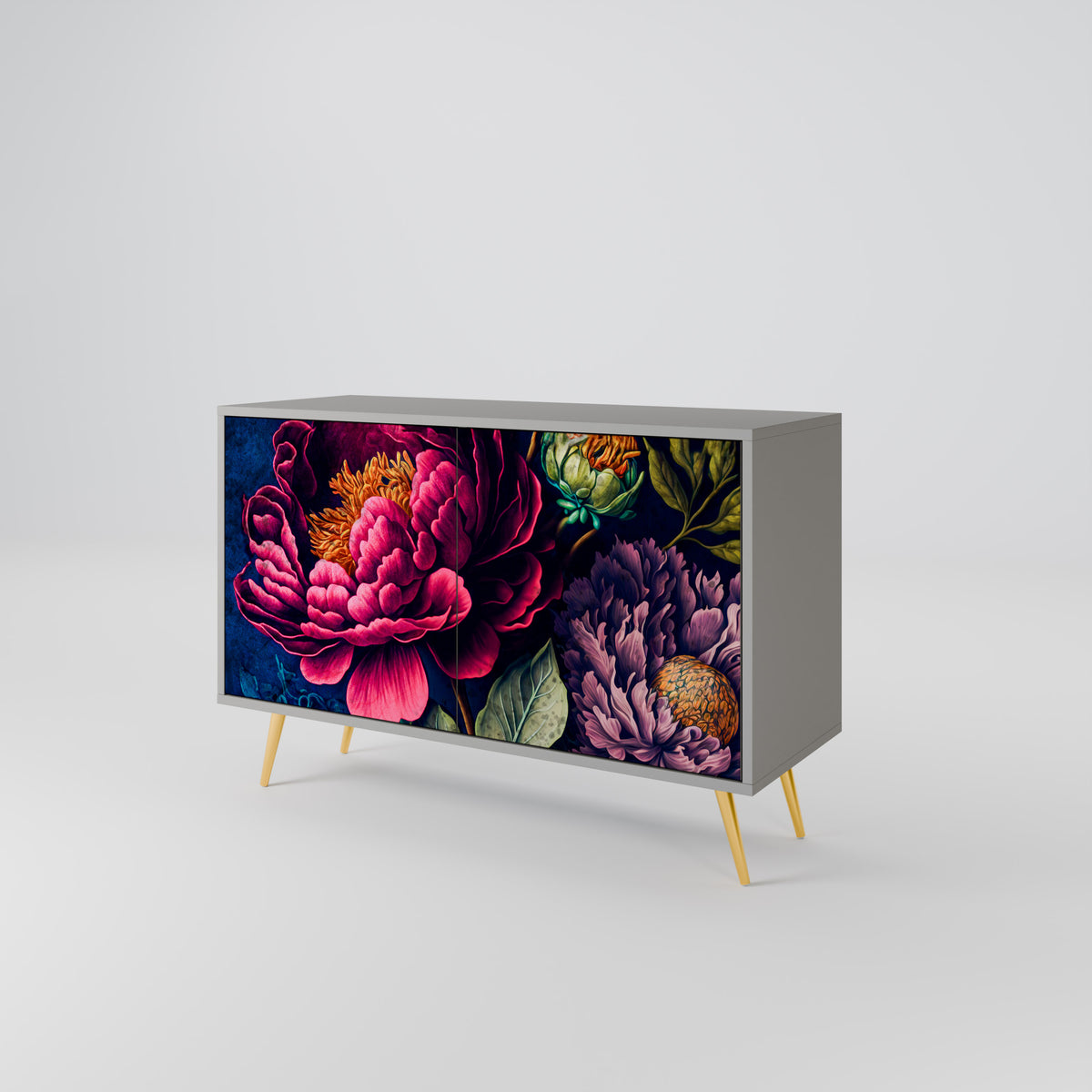 BLOOMING ELEGANCE Aparador de 2 Puertas