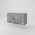 NIGHT LADY 2-Door Sideboard in Grey Finish