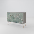 NIGHT LADY 2-Door Sideboard in Grey Finish