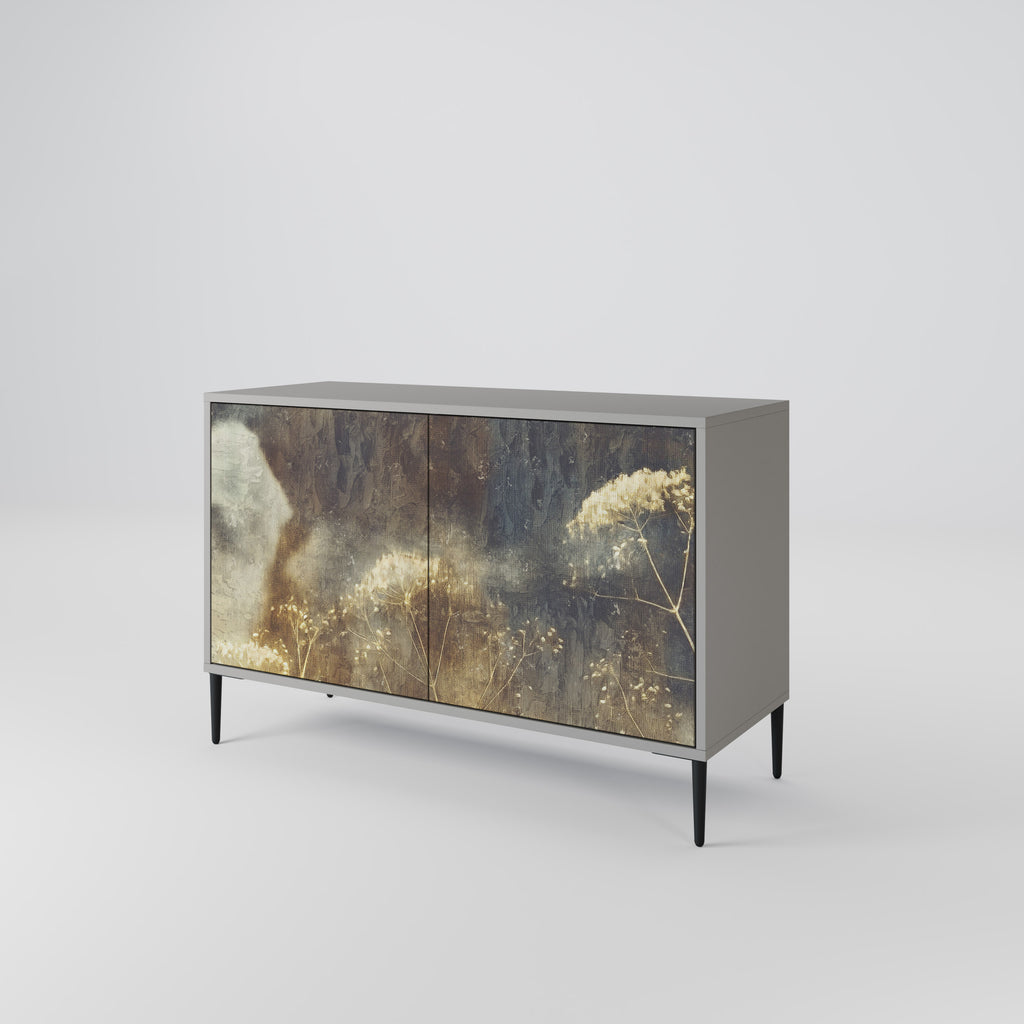 Aparador GENTLE POWER de 2 puertas en acabado gris