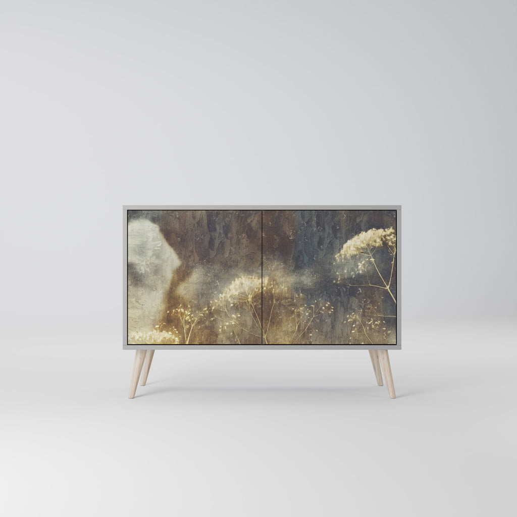 Aparador GENTLE POWER de 2 puertas en acabado gris