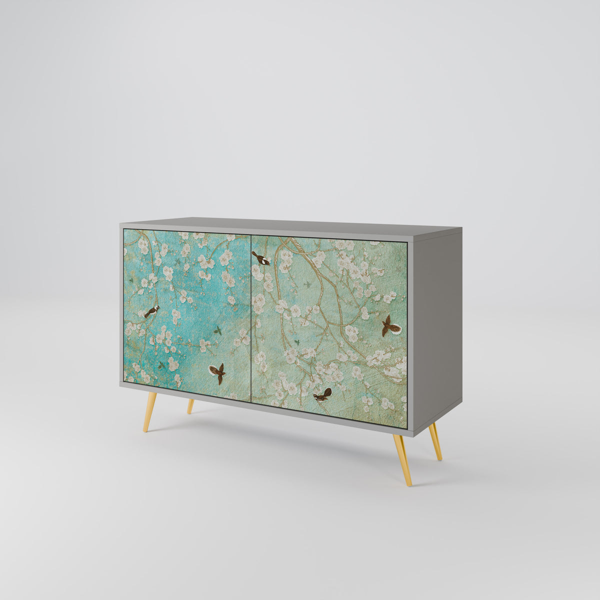 BLOOMING CHARM 2-Door Sideboard