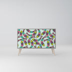 INDIAN FISH Aparador de 2 Puertas