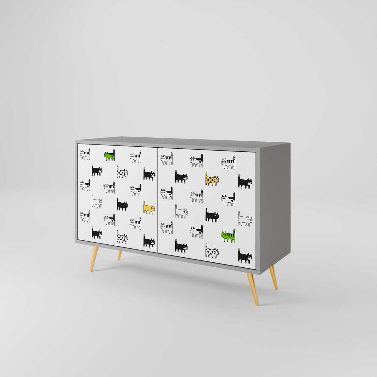 CATS COMPILATION 2-Door Sideboard