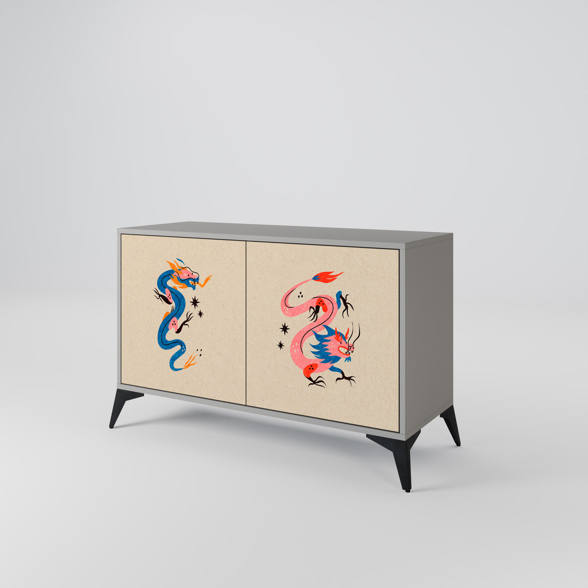 MYTHOLOGICAL CREATURES Aparador de 2 Puertas