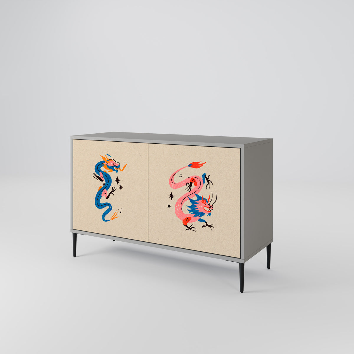 MYTHOLOGICAL CREATURES Aparador de 2 Puertas