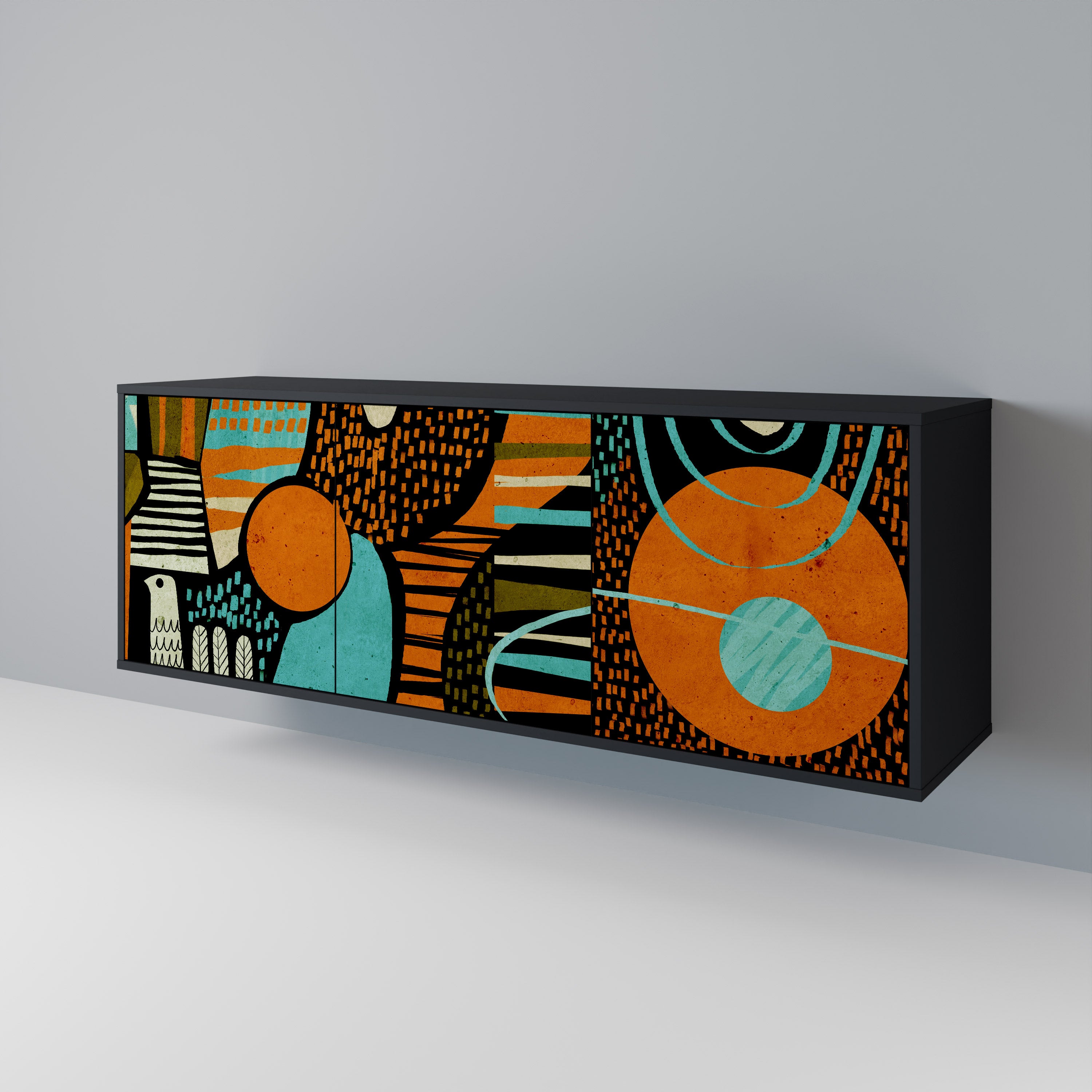 GEODE GLIMMER 3-Door Sideboard