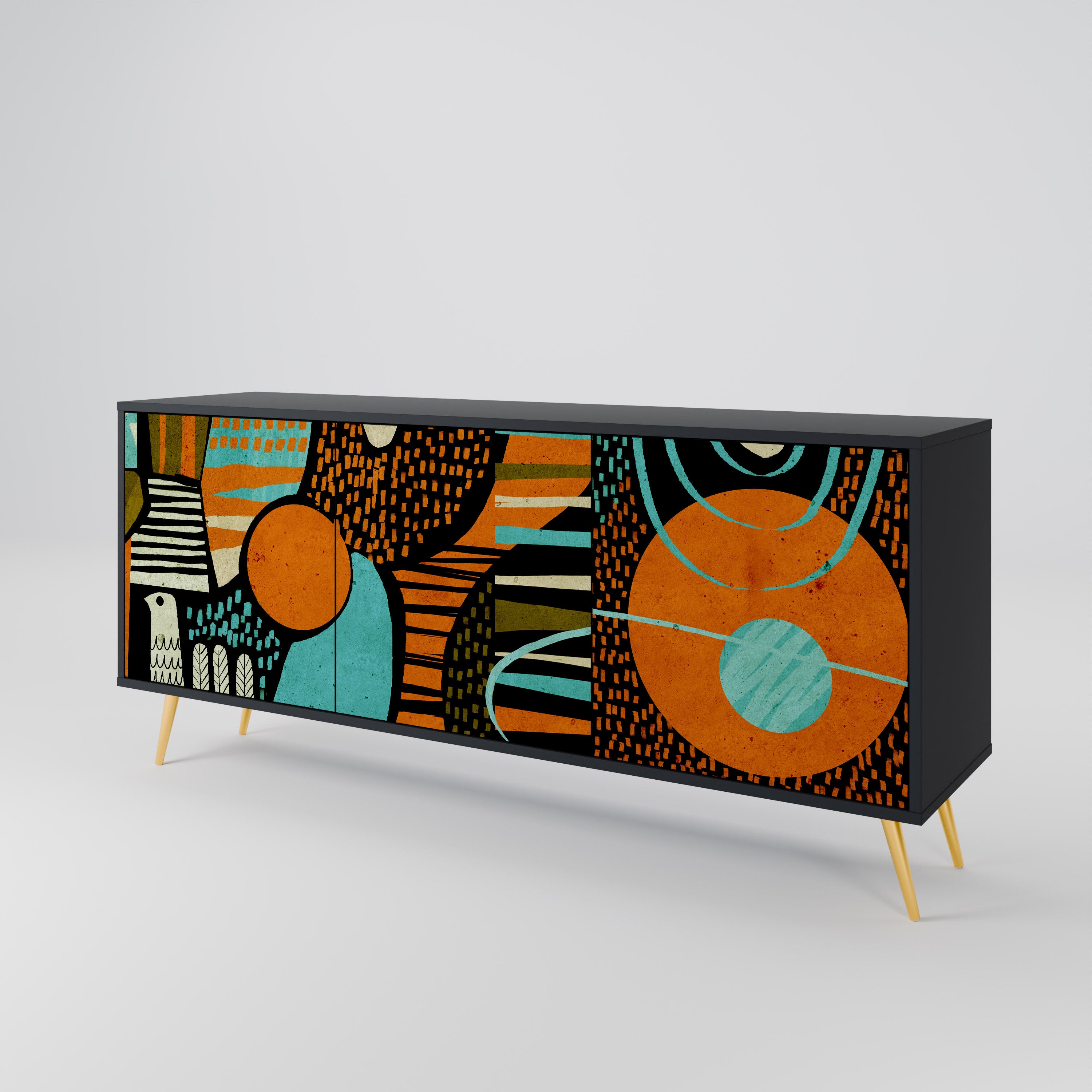 GEODE GLIMMER 3-Door Sideboard