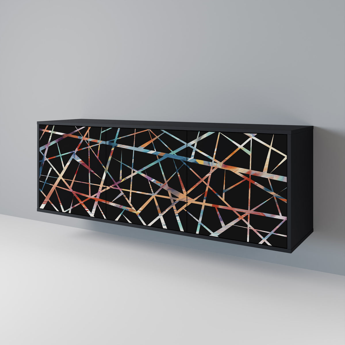 POLYGON VERVE Aparador de 3 Puertas