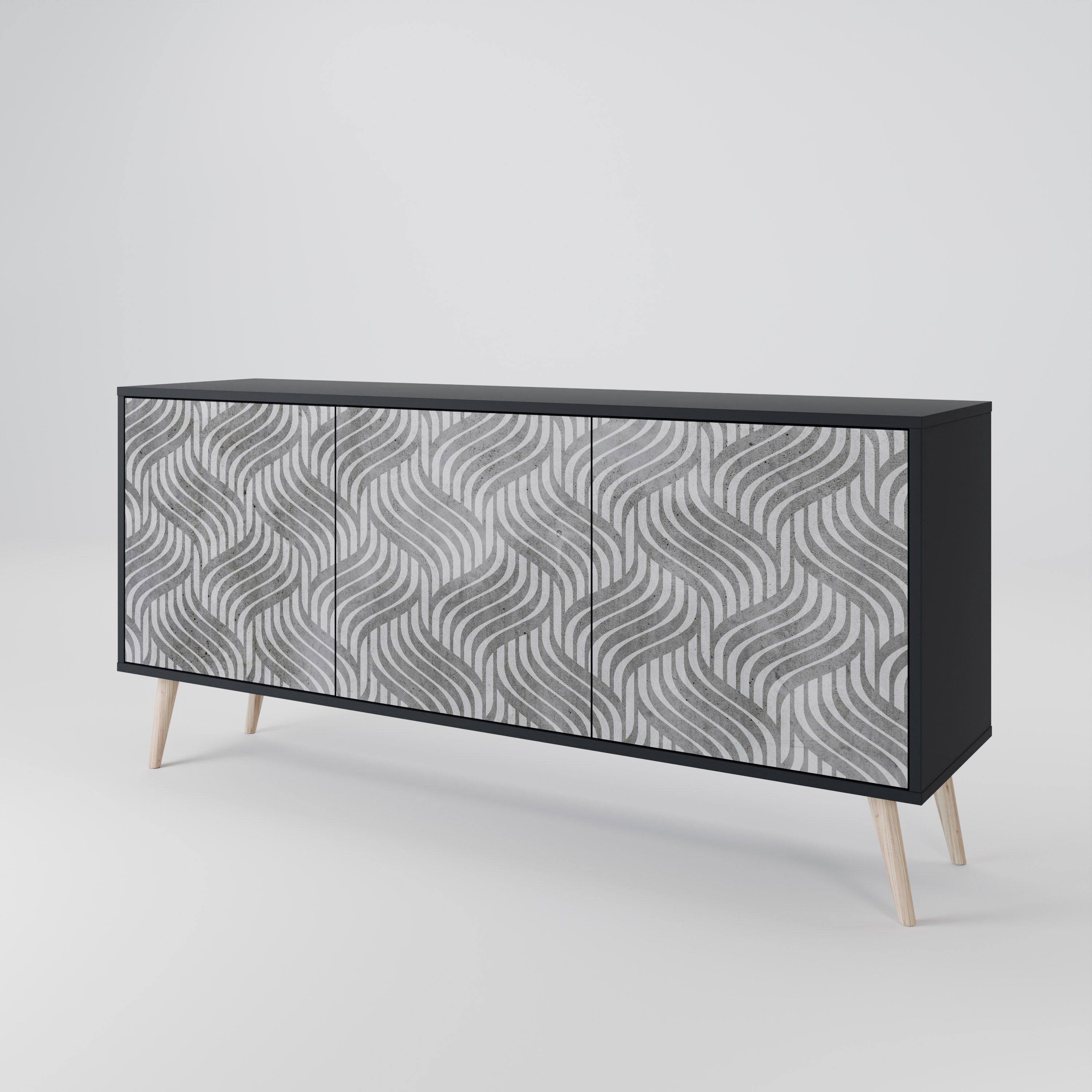 CONCRETE MOVEMENT 3-Door Sideboard