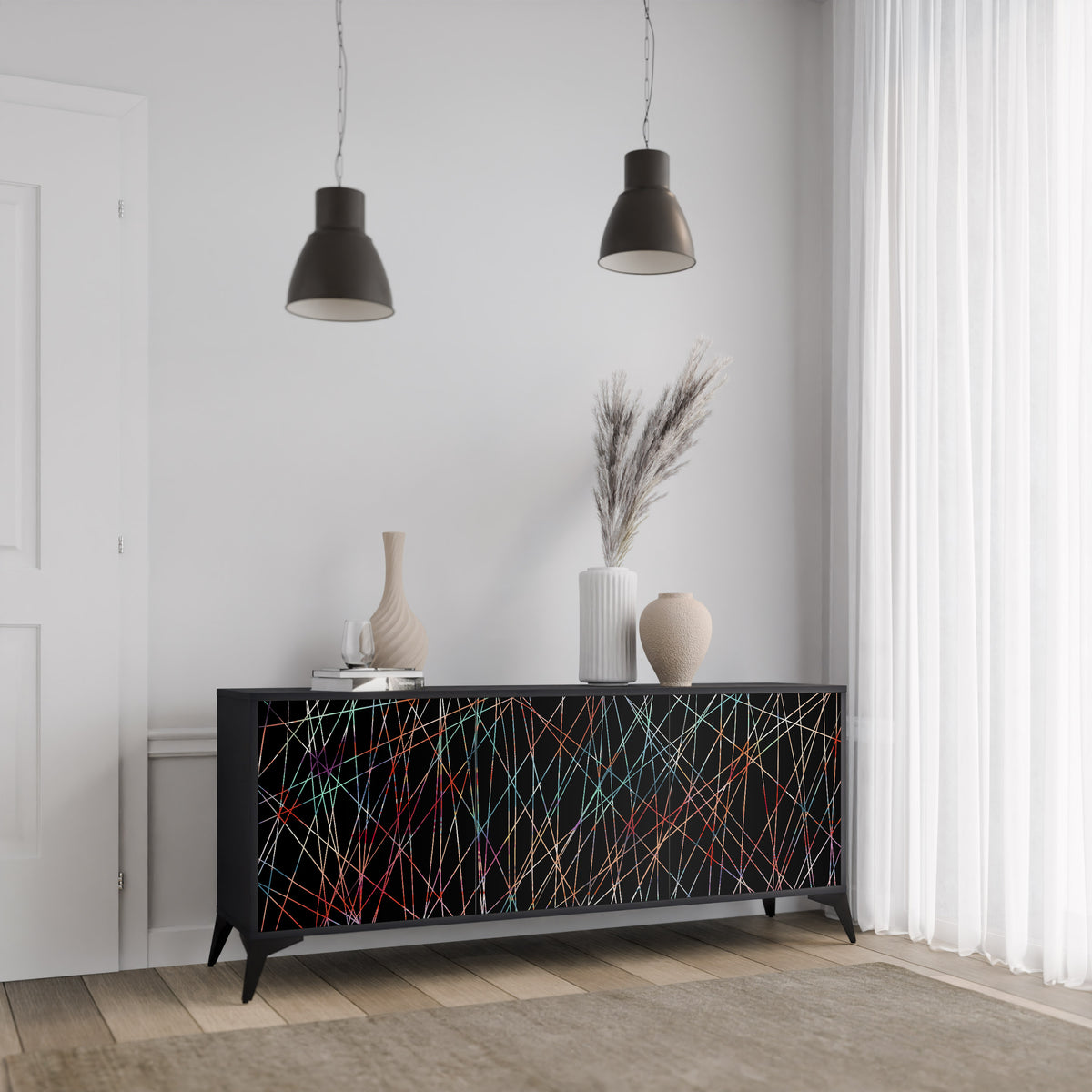 LUMINOUS SNARE 3-Door Sideboard