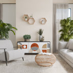 CIRCLE RHYTM Aparador de 3 Puertas en Acabado Negro