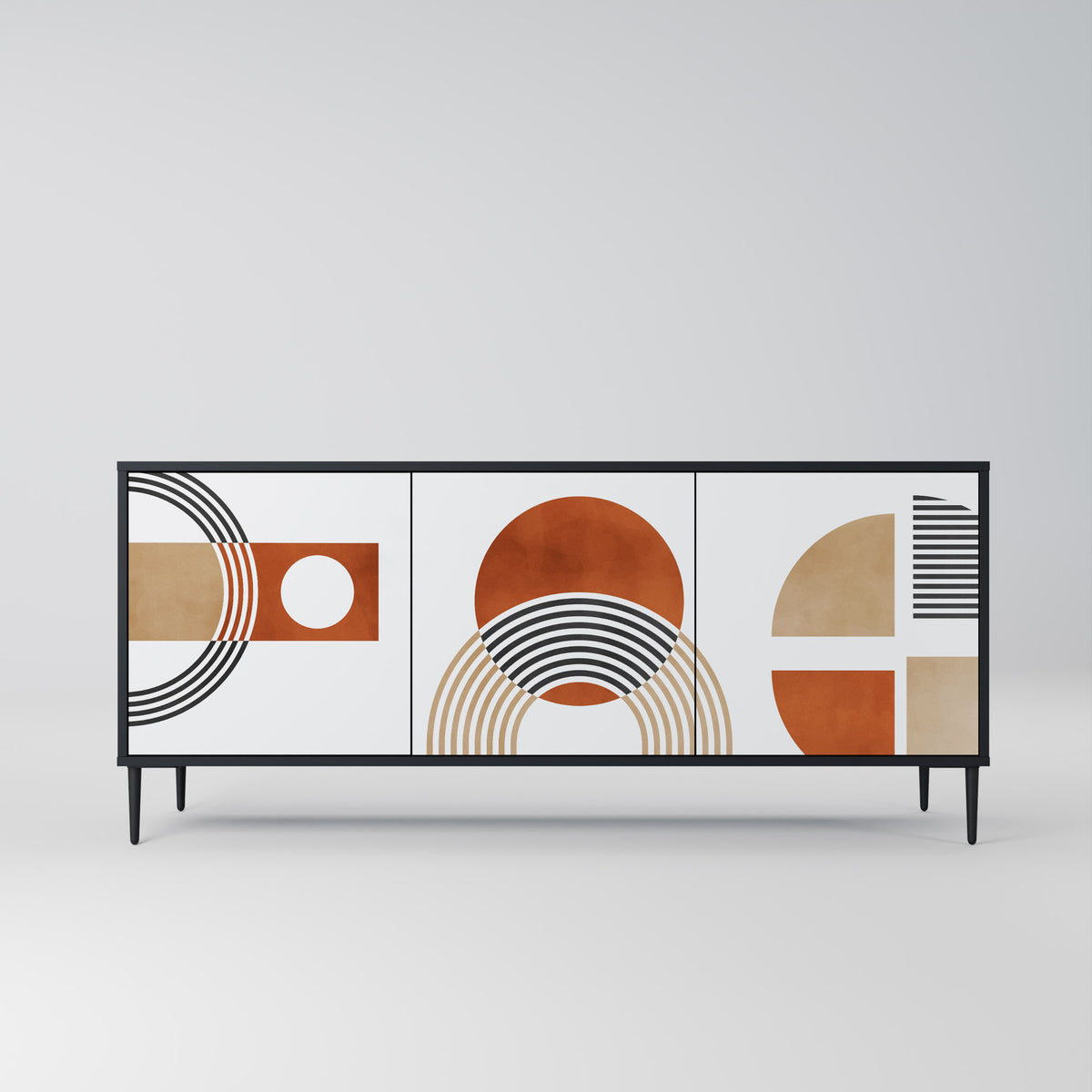 CIRCLE RHYTM Aparador de 3 Puertas