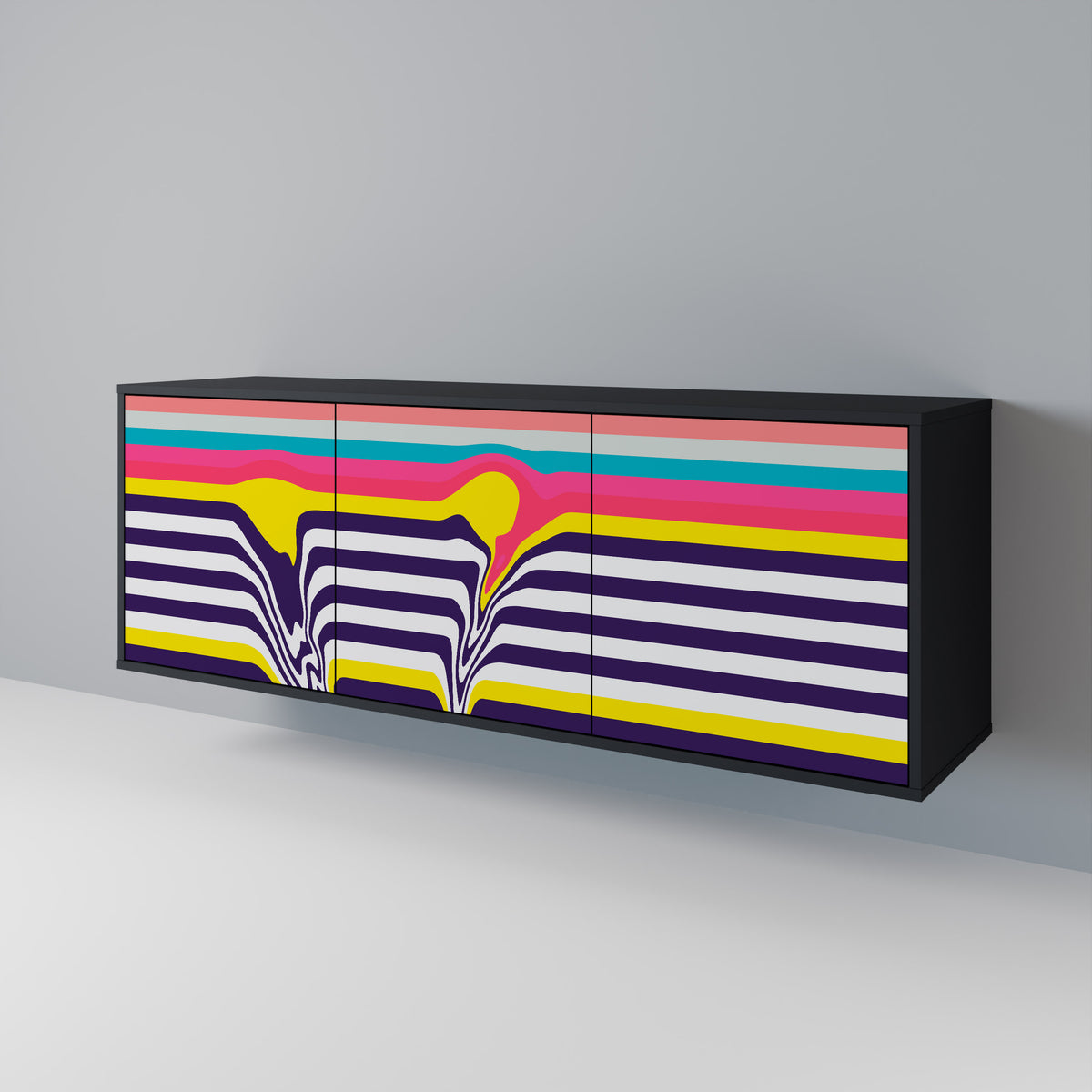 TONE COLLAPSE Aparador de 3 Puertas