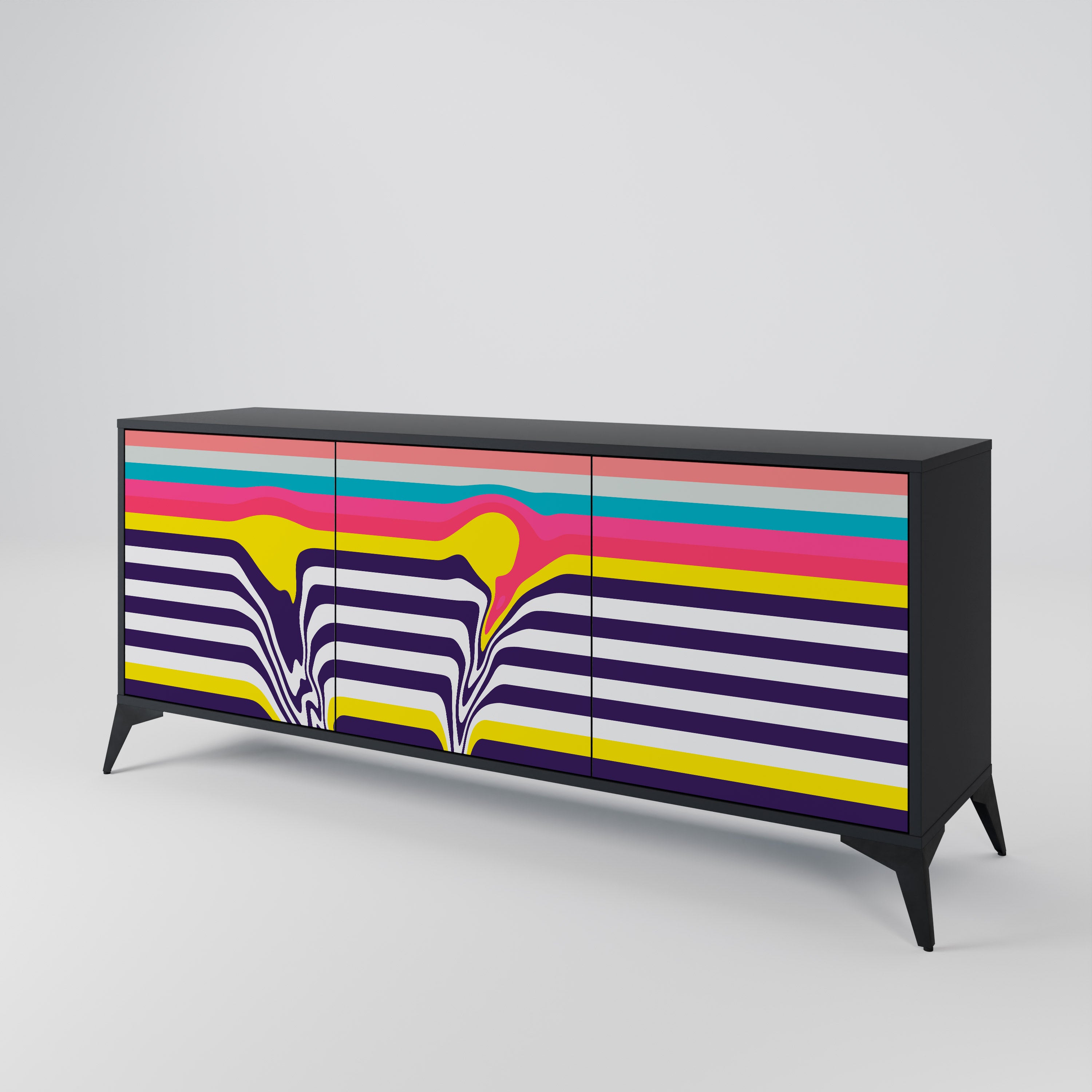 TONE COLLAPSE 3-Door Sideboard