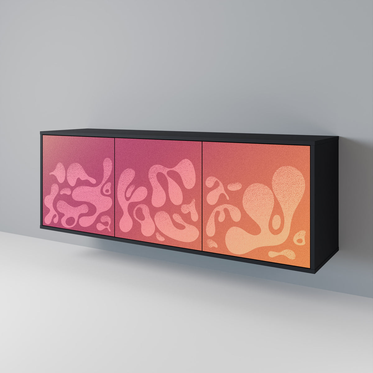 IRREGULAR PINK Aparador de 3 Puertas
