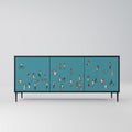 COLLECTIVE STREAM 3-Door Sideboard in Black Finish